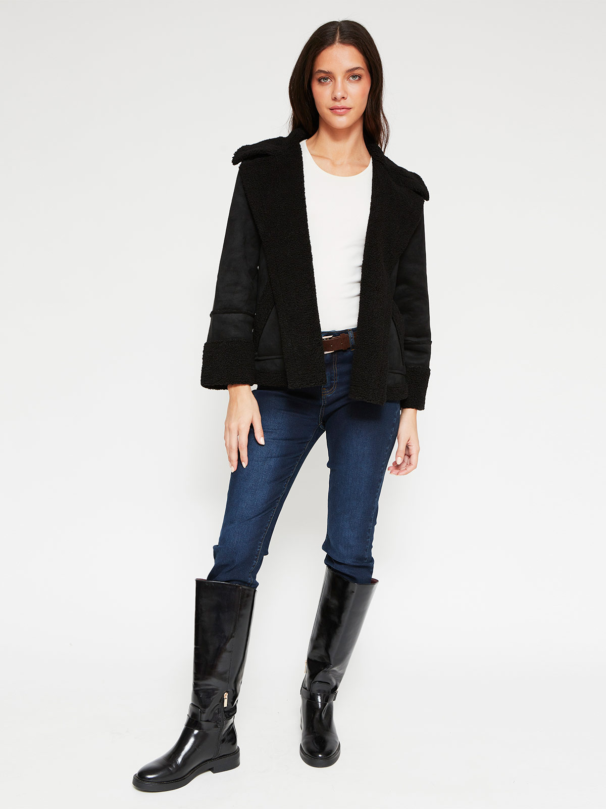 CHAQUETA MUJER AZIZ CORTA BONDEADA - 4