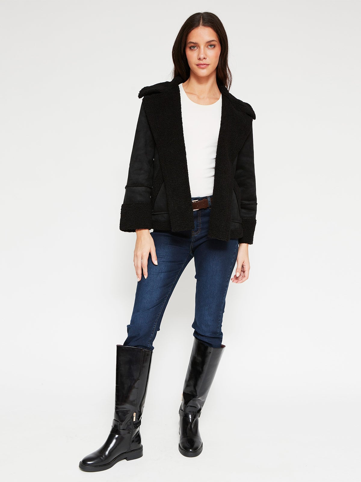CHAQUETA MUJER AZIZ CORTA BONDEADA - 4