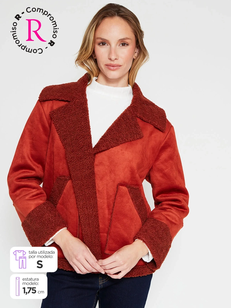CHAQUETA MUJER AZIZ CORTA BONDEADA - 1