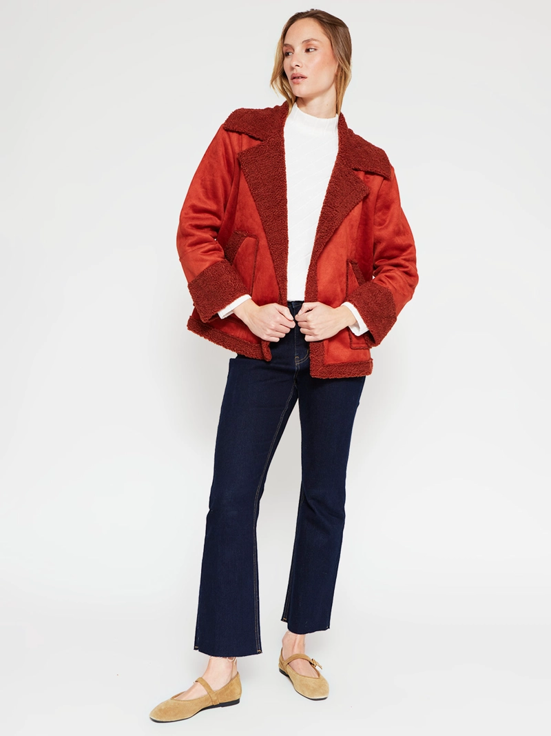 CHAQUETA MUJER AZIZ CORTA BONDEADA - 4