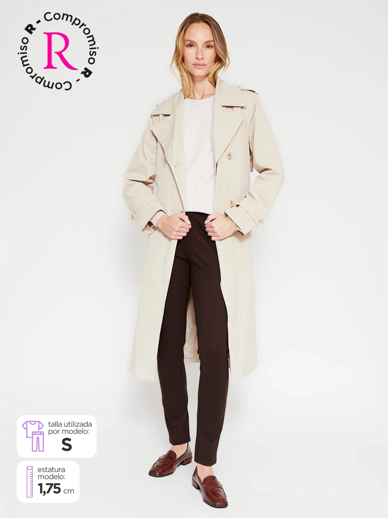 PANTALÓN MUJER AZIZ TIPO CALZA CONTROL ABDOMINAL