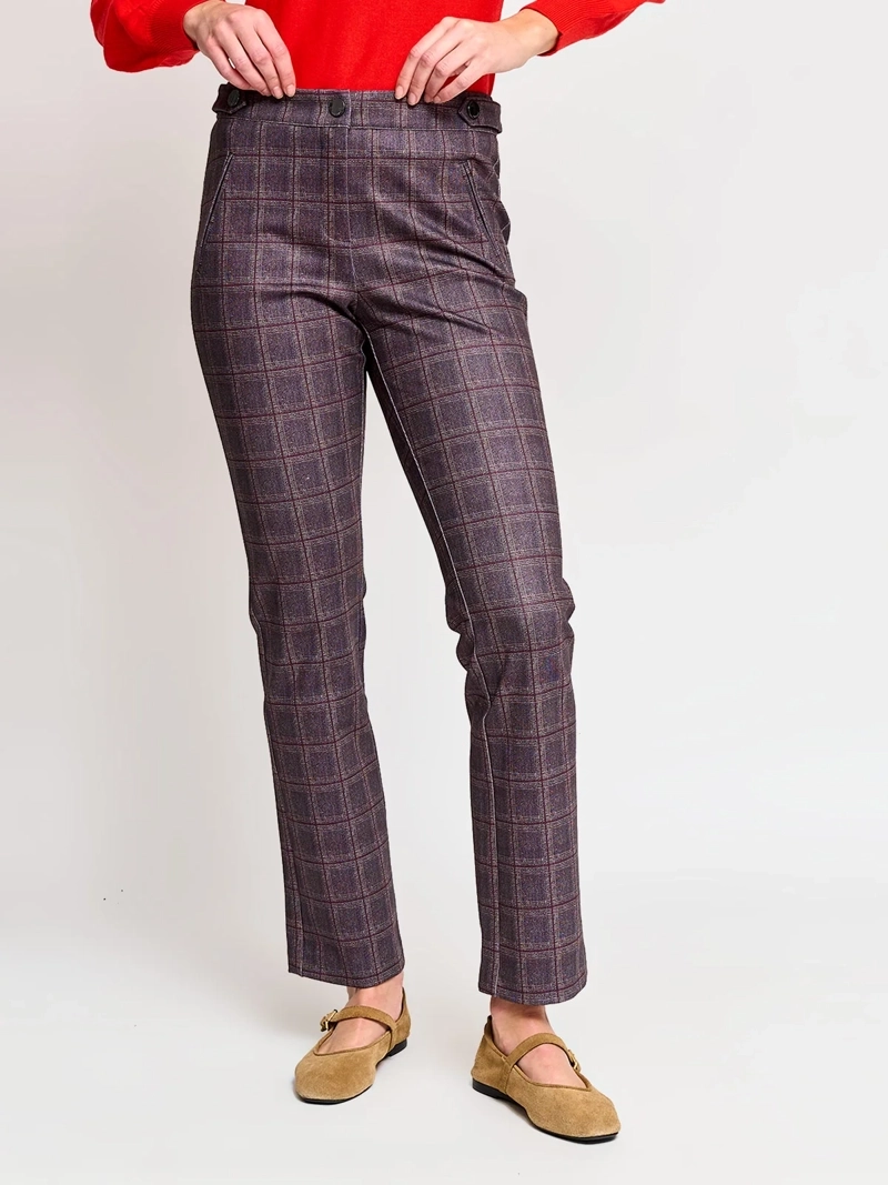 PANTALÓN MUJER CACHAREL RECTO TIPO CALZA - 2