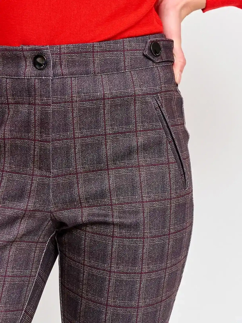 PANTALÓN MUJER CACHAREL RECTO TIPO CALZA - 4