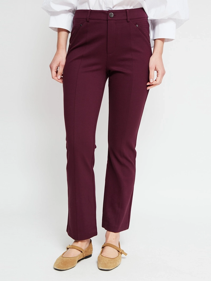 PANTALÓN MUJER CACHAREL RECTO TIPO CALZA - 2