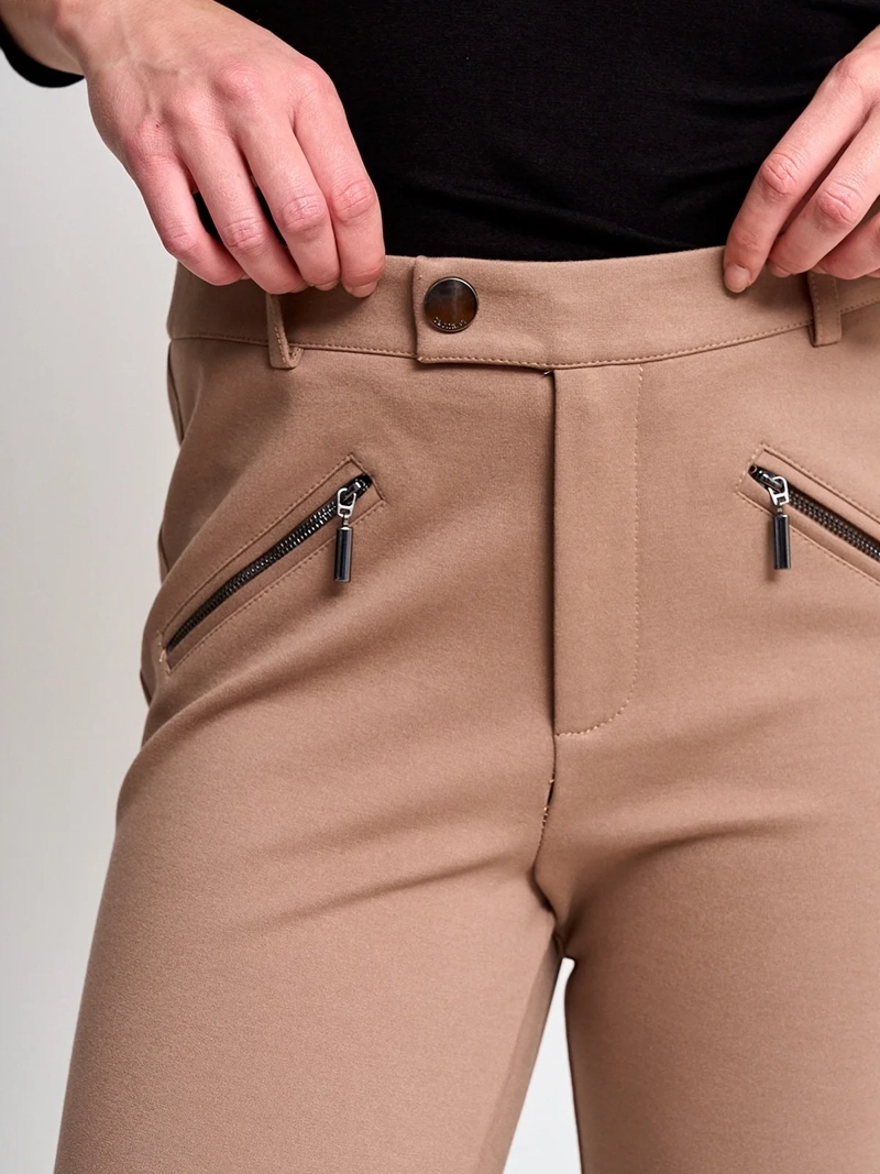 PANTALÓN MUJER CACHAREL RECTO TIPO CALZA - 4