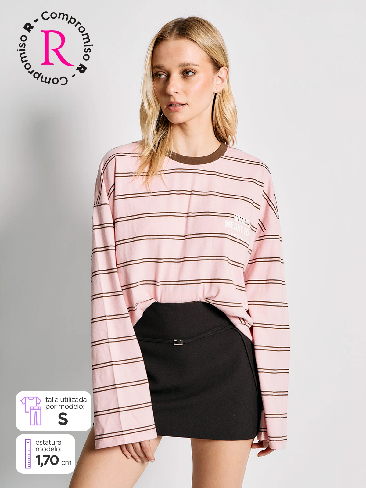 POLERA MUJER INDEX ALGODÓN MANGA LARGA ESTAMPADA - 1