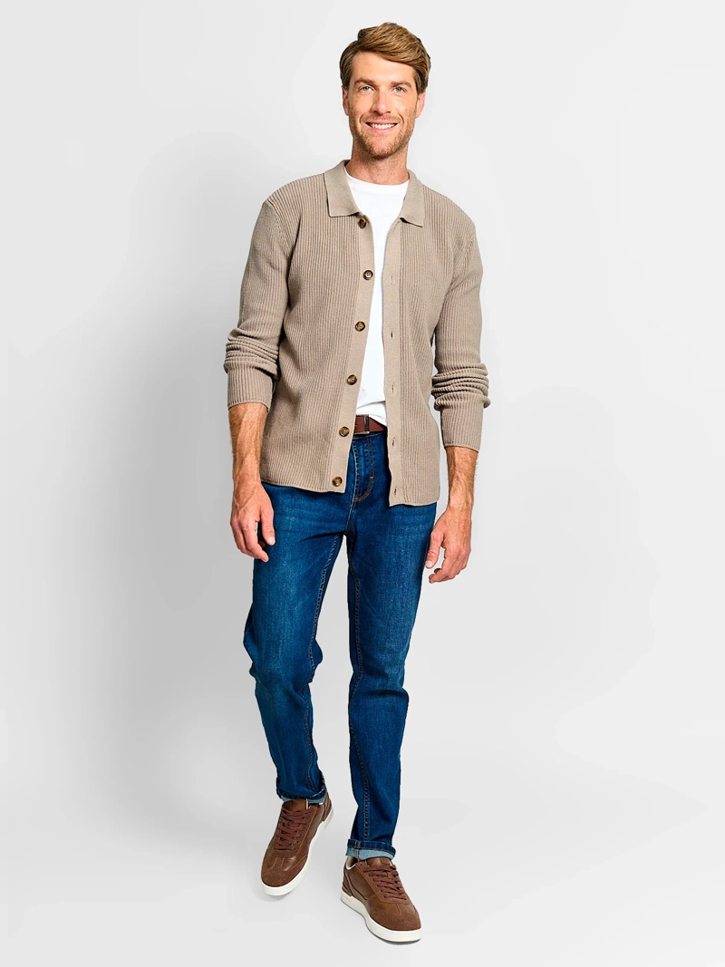 CARDIGAN HOMBRE MARQUIS ALGODÓN TEXTURA - 4