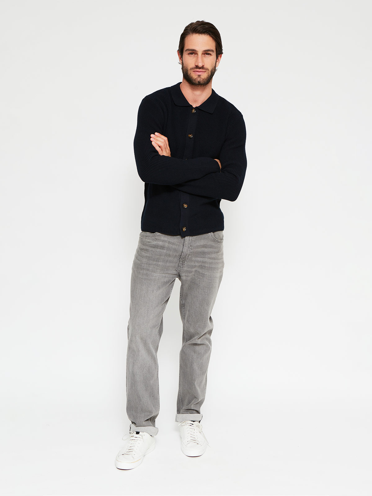 CARDIGAN HOMBRE MARQUIS ALGODÓN TEXTURA - 4