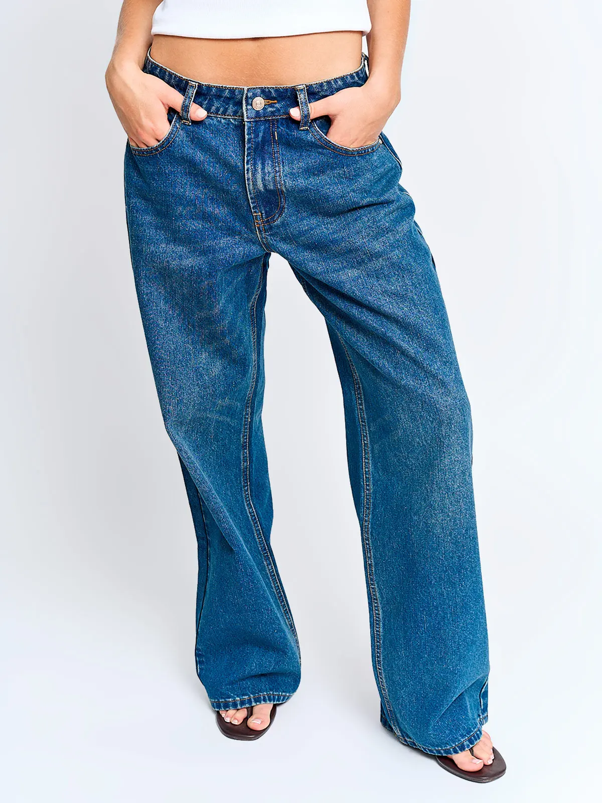 JEANS MUJER INDEX ALGODÓN LAVADO - 3