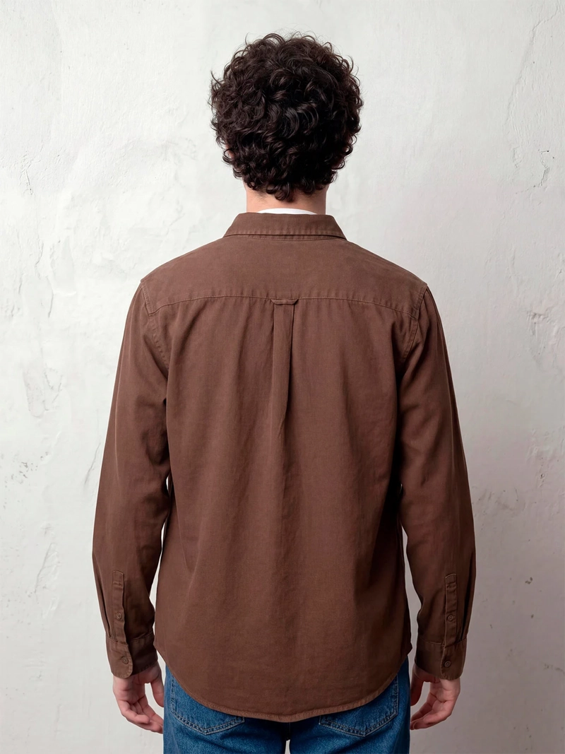 CAMISA HOMBRE INDEX ALGODÓN MANGA LARGA - 2