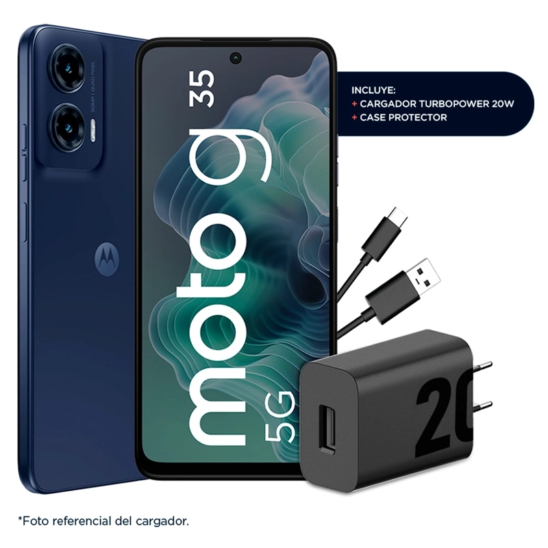 SMARTPHONE MOTOROLA G35 256GB 4GB RAM 50MP 6.7” - 3