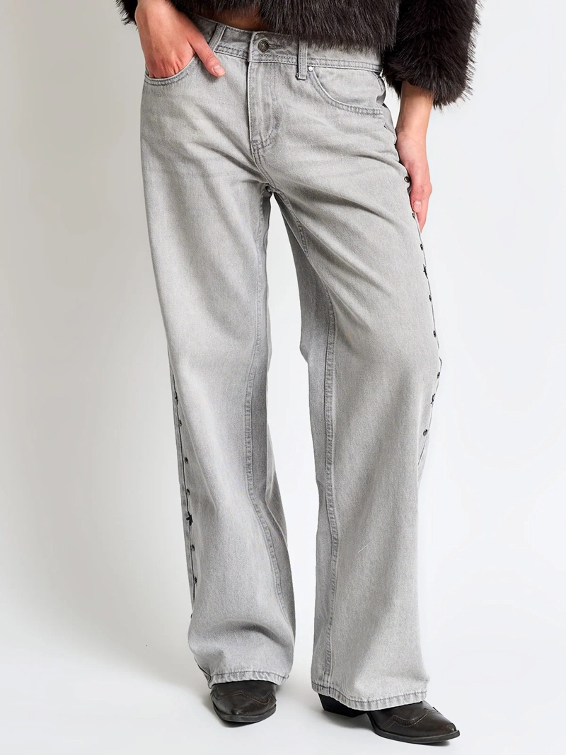 JEANS MUJER INDEX ALGODÓN TACHAS ESTRELLAS - 2