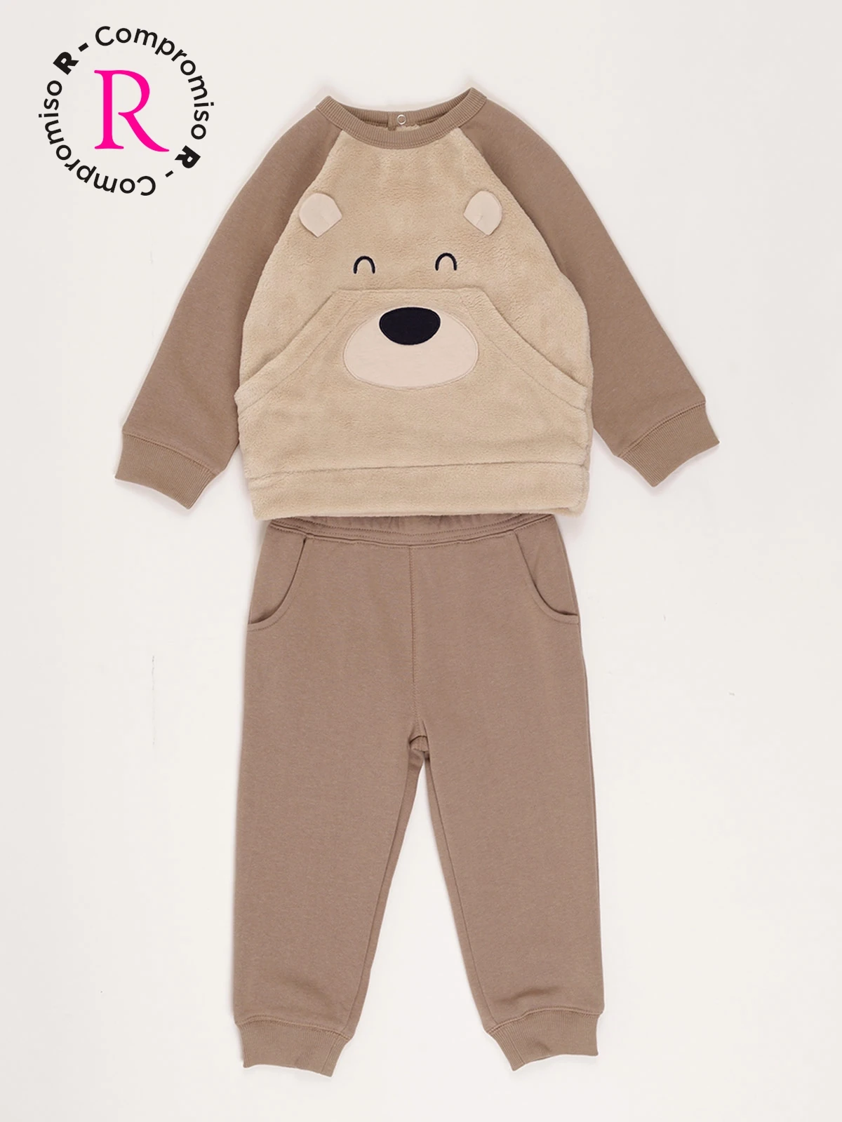 CONJUNTO NIÑO BABY HARVEST POLERÓN PELOS Y PANTALÓN DE BUZO LUDICO - 1