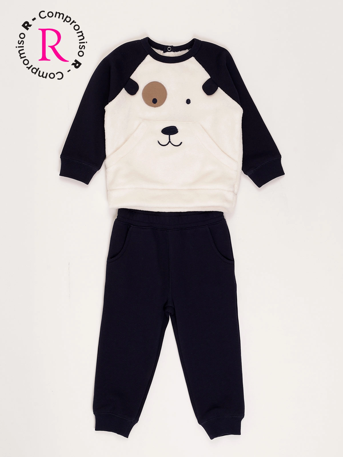 CONJUNTO NIÑO BABY HARVEST POLERÓN PELOS Y PANTALÓN DE BUZO LUDICO - 1