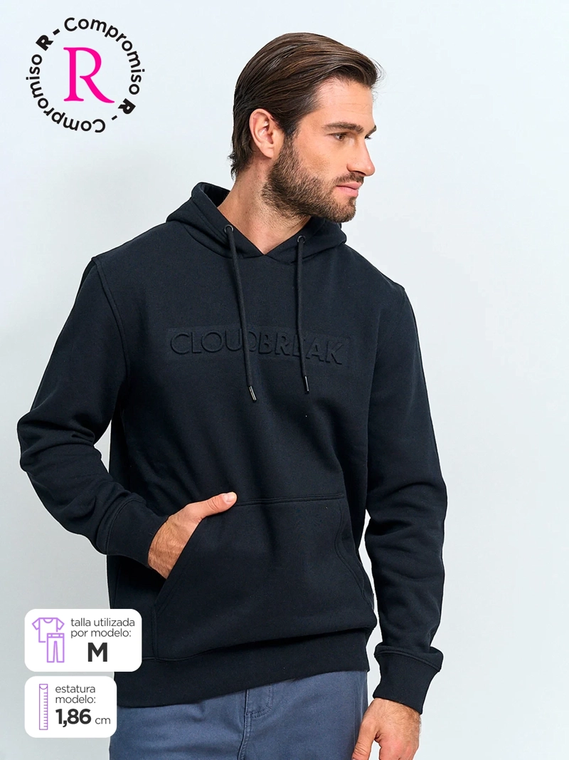 POLERÓN HOMBRE CLOUDBREAK ALGODÓN HOODIE BÁSICO