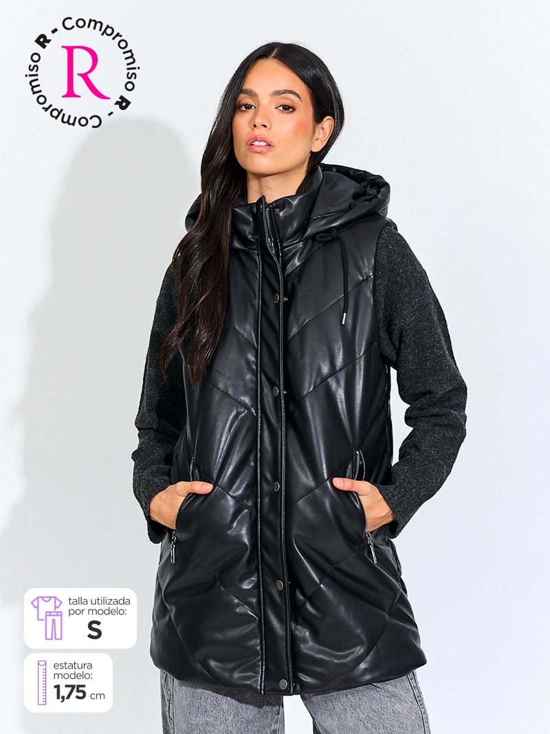 PARKA MUJER BARBADOS SIN MANGAS - 1