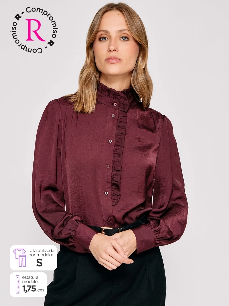 BLUSA MUJER MARQUIS VOLANTE - 1