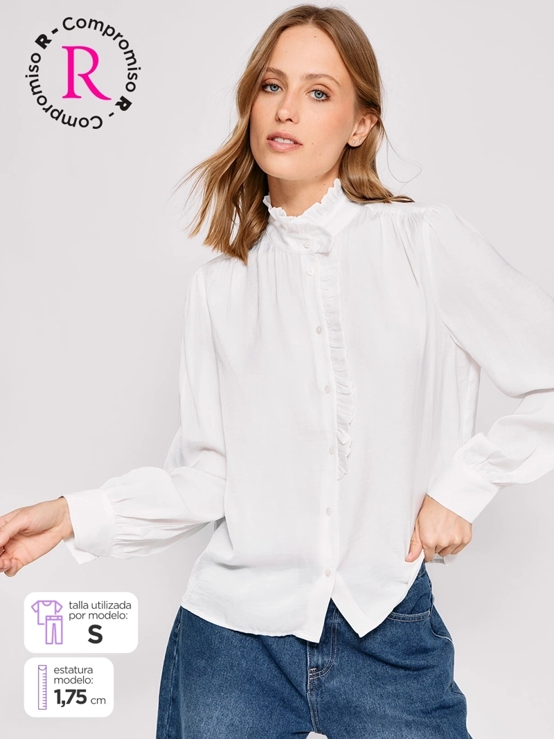 BLUSA MUJER MARQUIS VOLANTE - 1