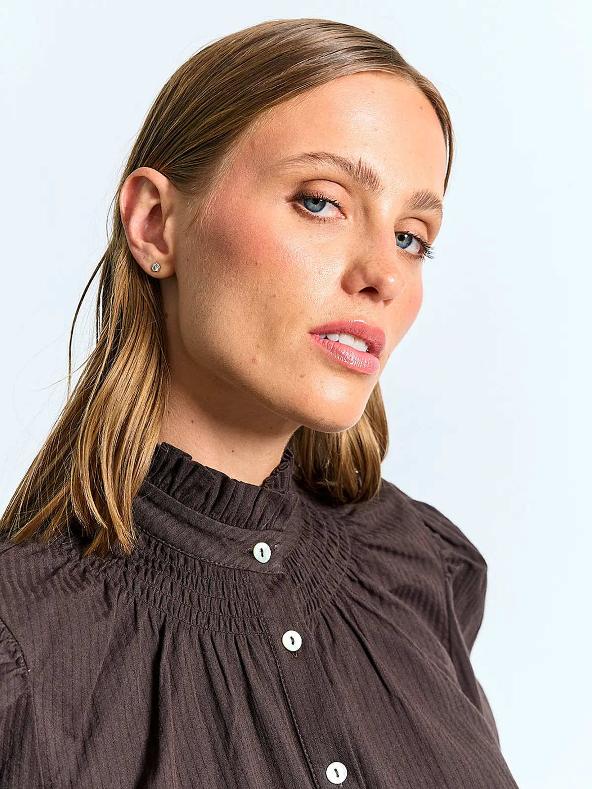 BLUSA MUJER MARQUIS ALGODÓN CUELLO PANAL - 3