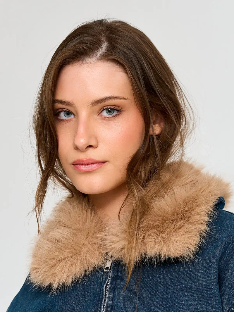 CHAQUETA MUJER INDEX ALGODÓN CORTA DENIM - 3