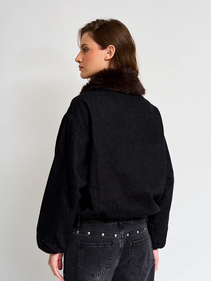CHAQUETA MUJER INDEX ALGODÓN CORTA DENIM - 2