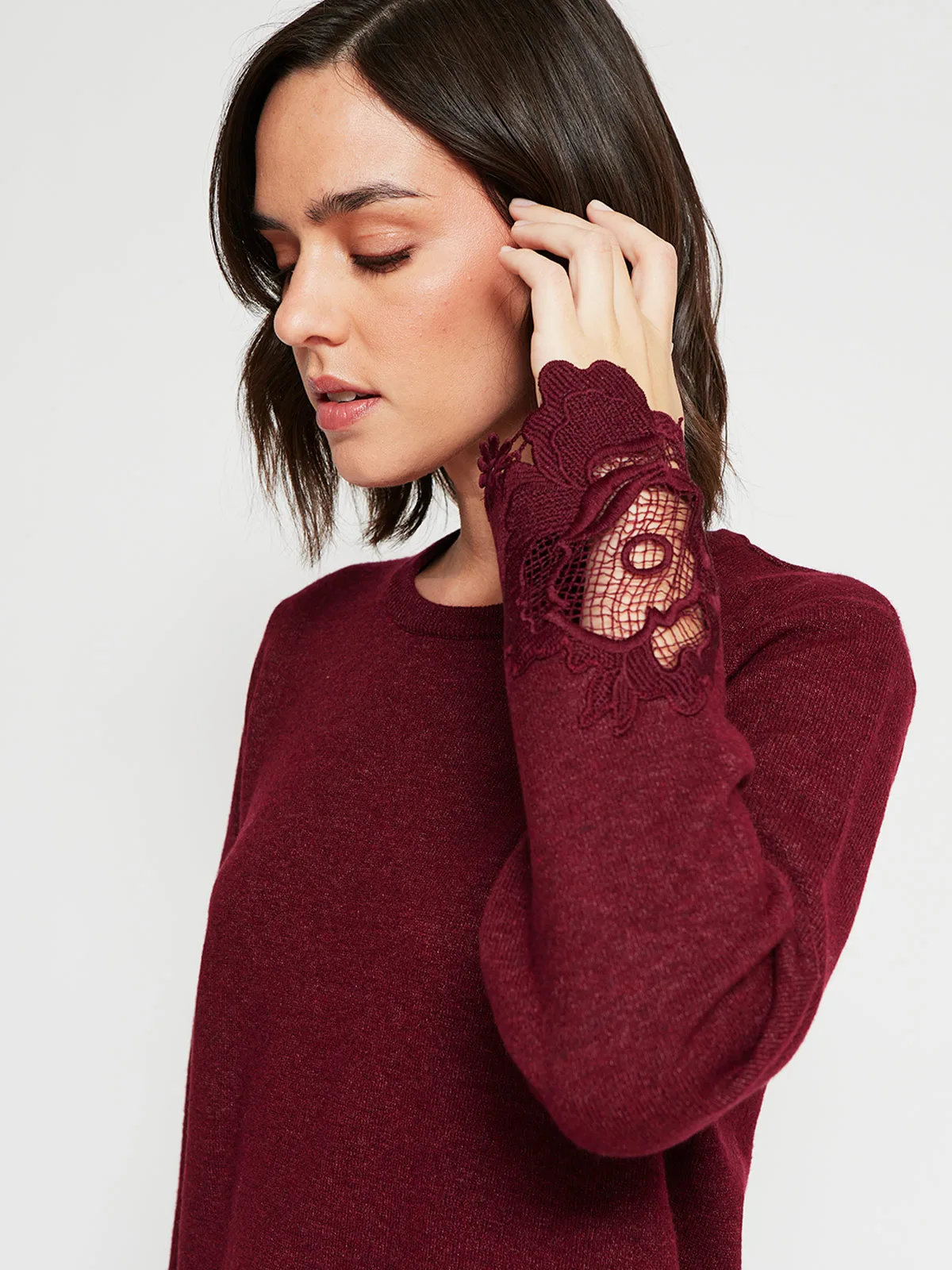 SWEATER MUJER TATIENNE MACRAMÉ - 3