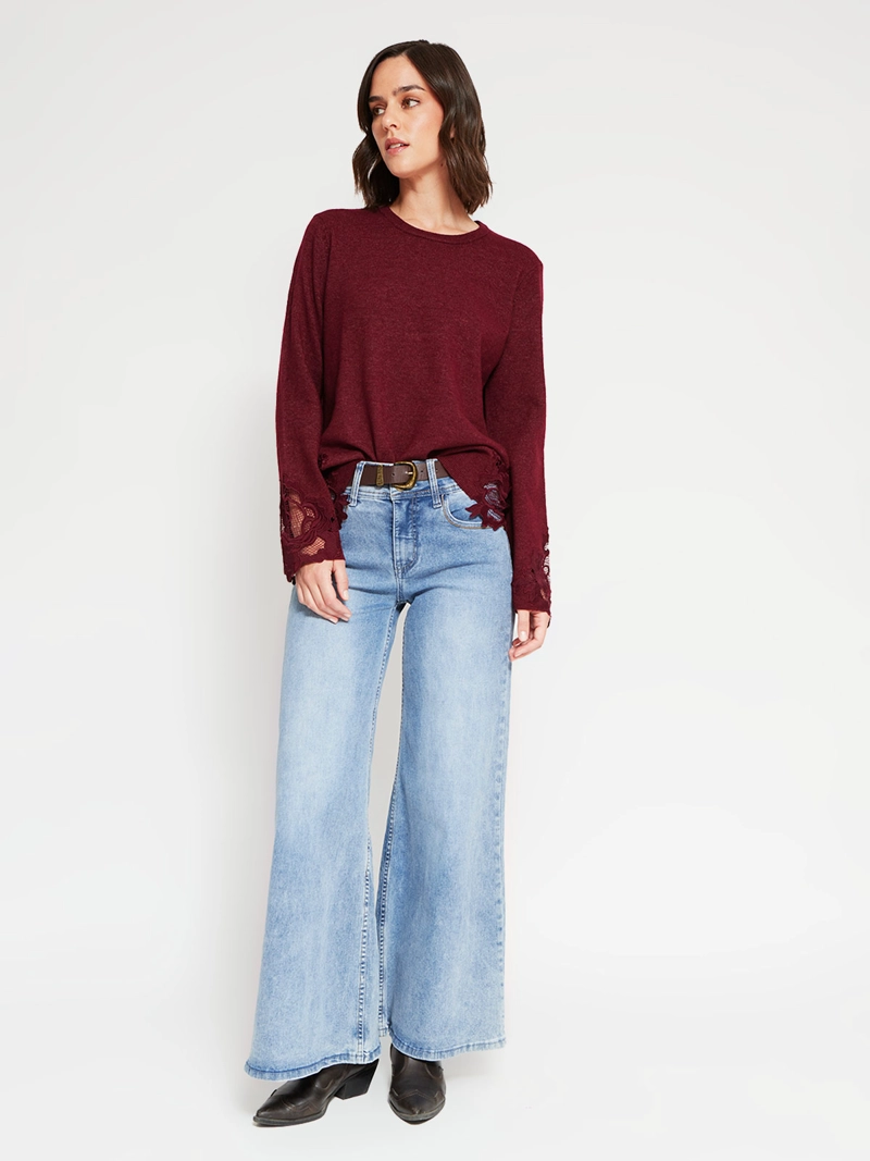 SWEATER MUJER TATIENNE MACRAMÉ - 4