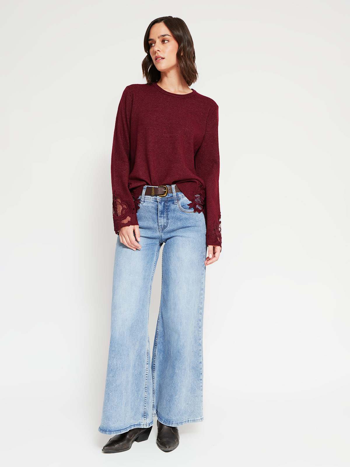SWEATER MUJER TATIENNE MACRAMÉ - 4