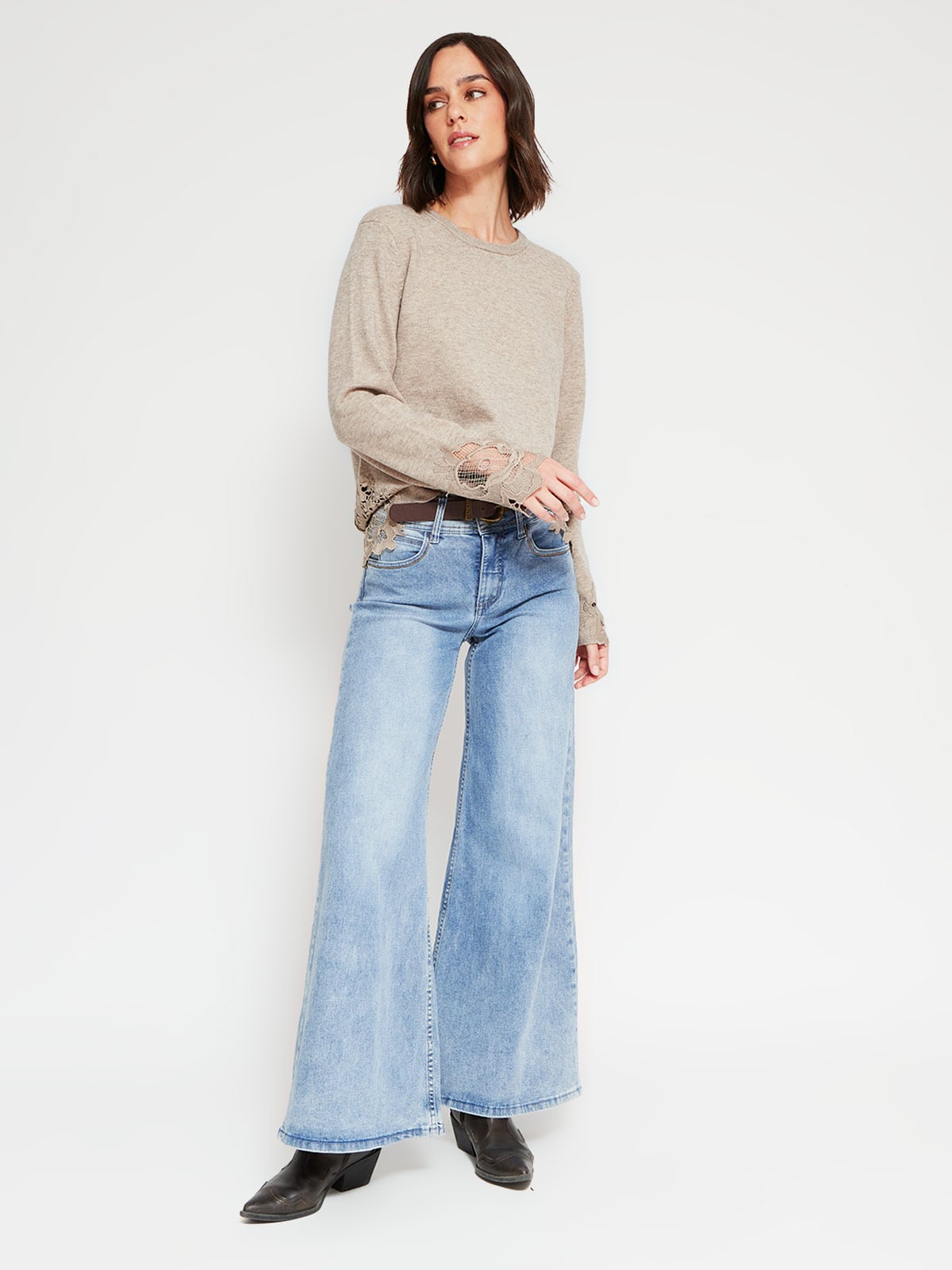 SWEATER MUJER TATIENNE MACRAMÉ - 4