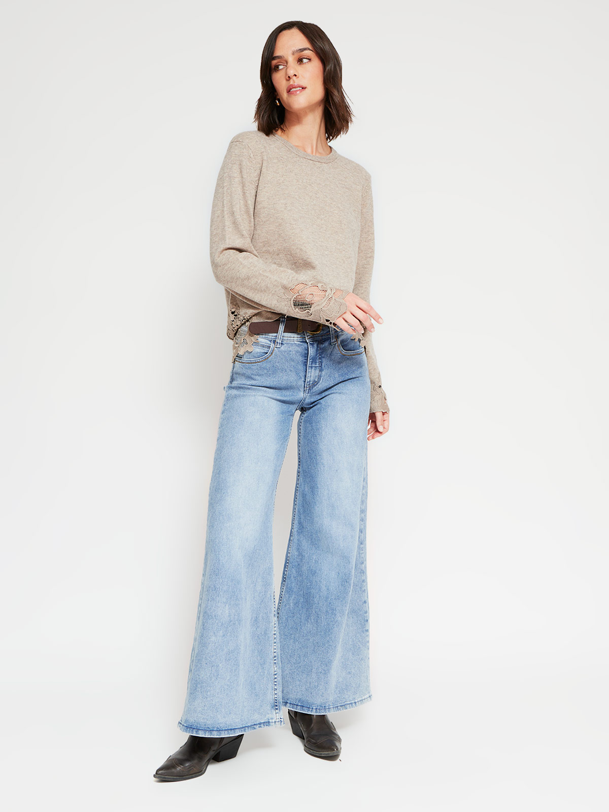 SWEATER MUJER TATIENNE MACRAMÉ - 4