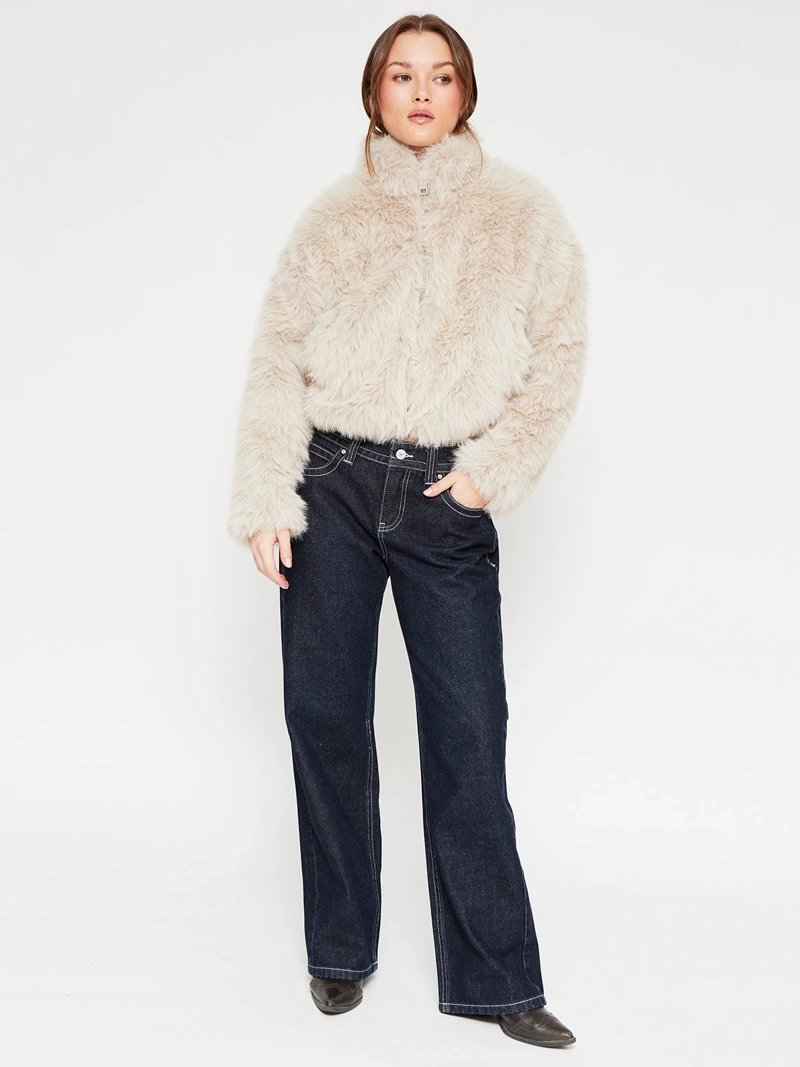CHAQUETA MUJER INDEX PELUDO - 4