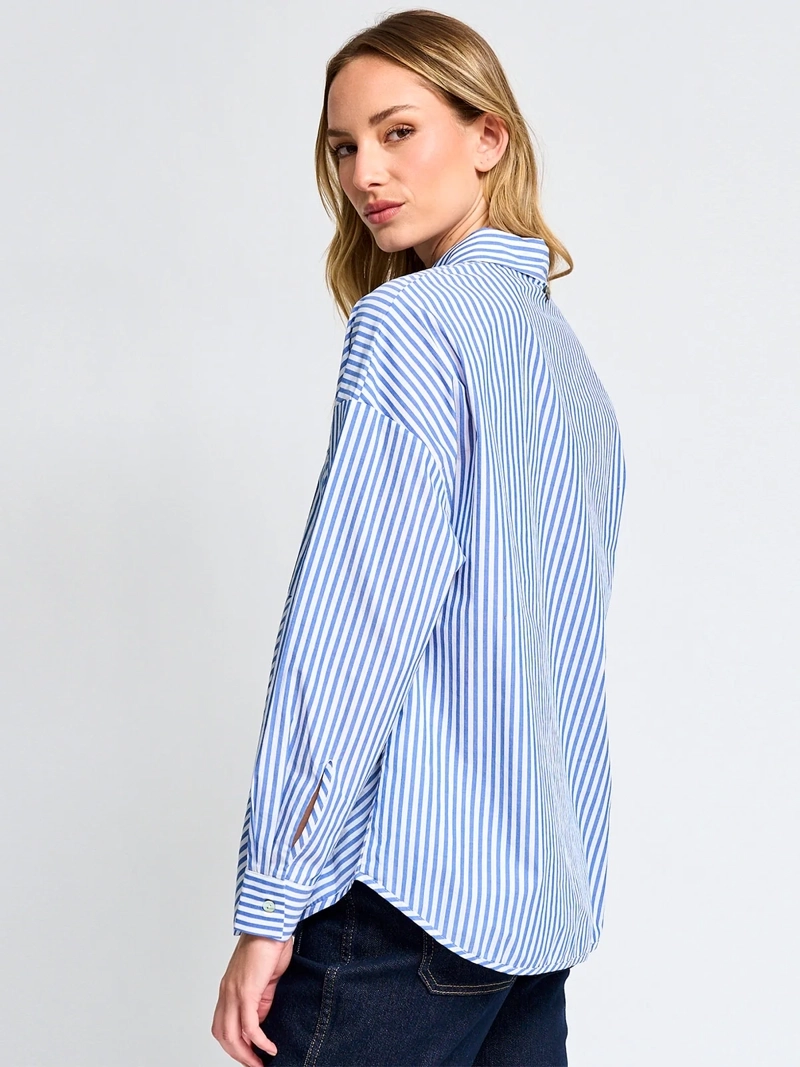 BLUSA MUJER REGATTA ALGODÓN MANGA LARGA CAMISERA - 2