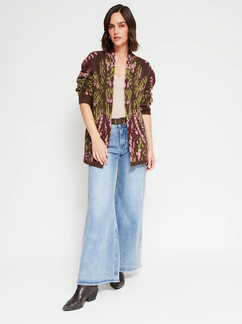 CARDIGAN MUJER TATIENNE FLORES - 4