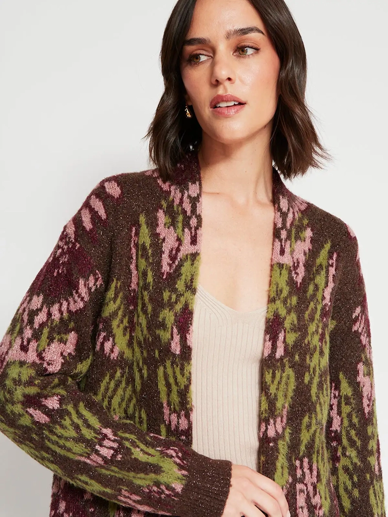CARDIGAN MUJER TATIENNE FLORES - 3