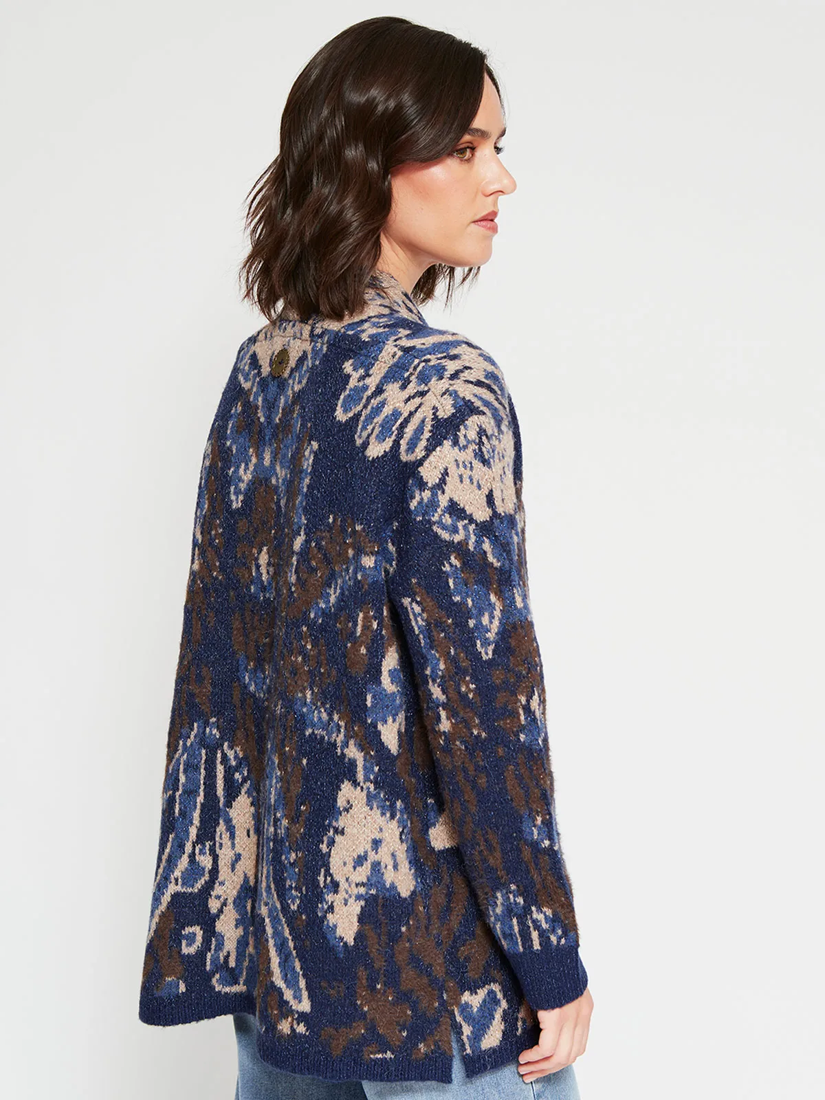 CARDIGAN MUJER TATIENNE FLORES - 2