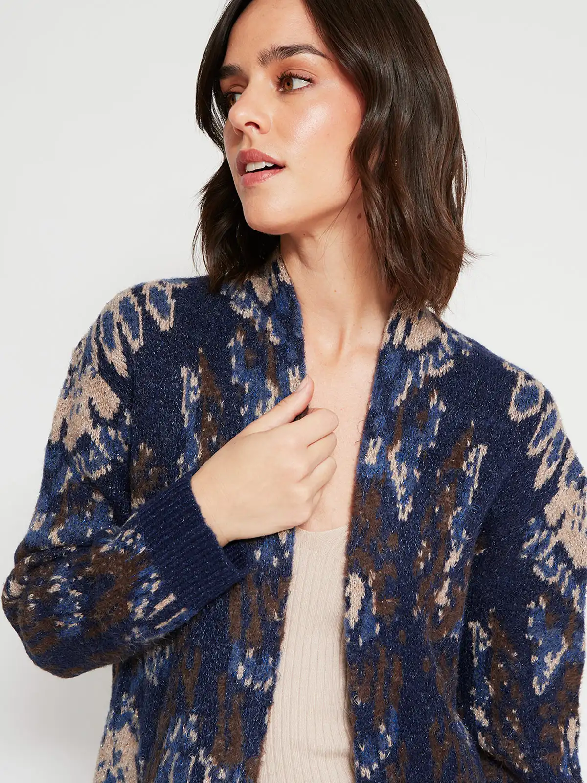 CARDIGAN MUJER TATIENNE FLORES - 3
