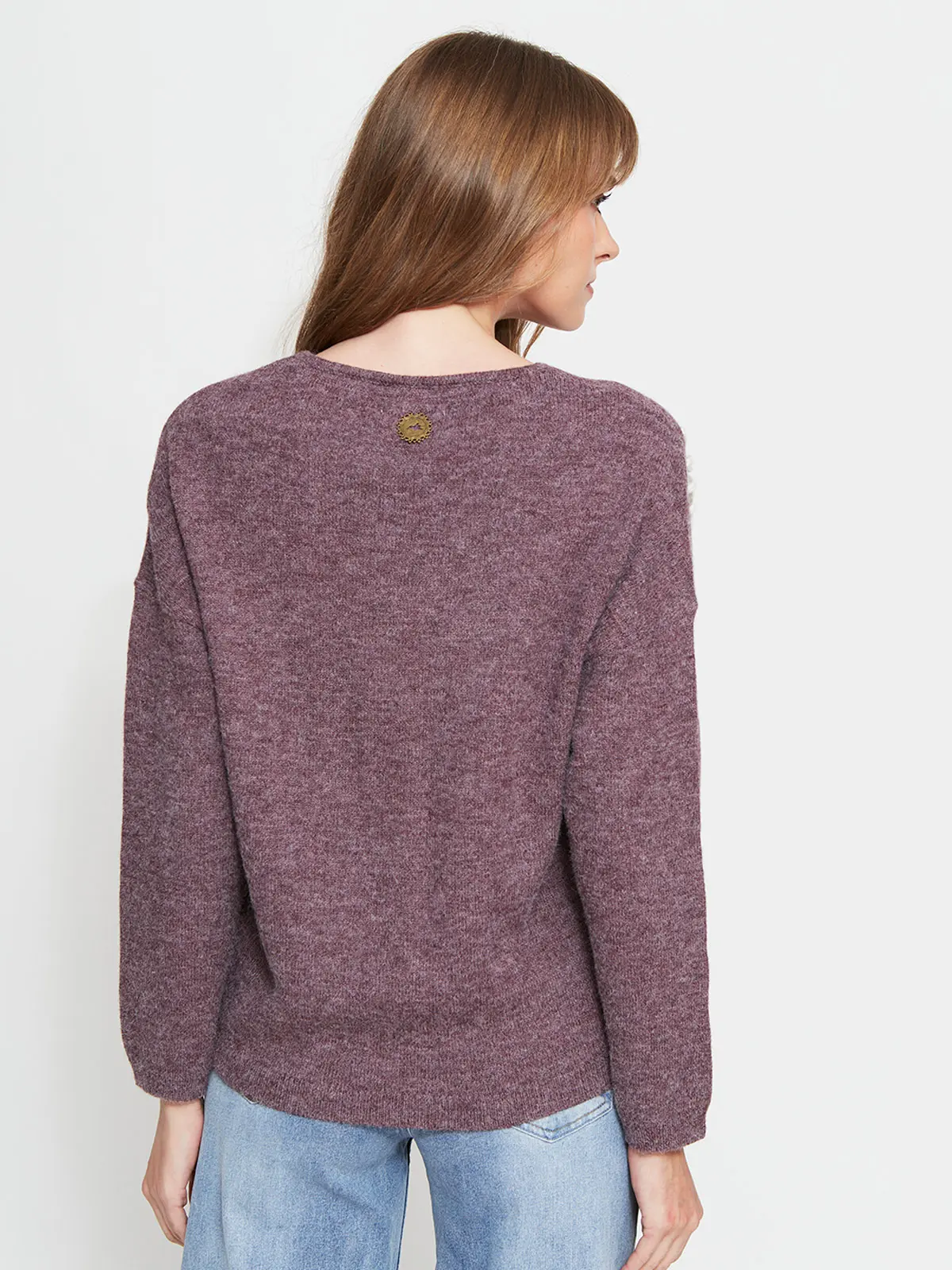 SWEATER MUJER TATIENNE BORDADO FLORES - 2