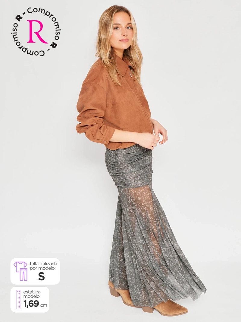 FALDA MUJER INDEX LARGA DISEÑO - 1