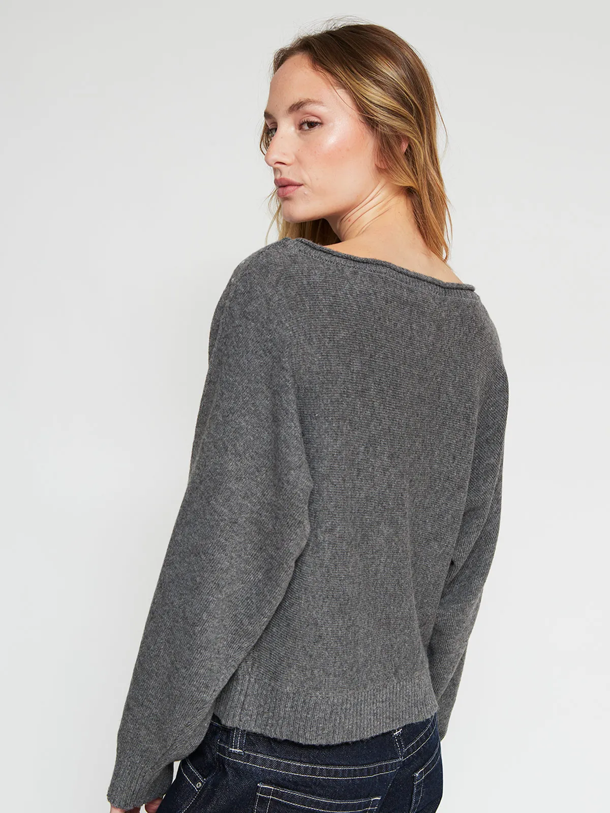 SWEATER MUJER INDEX MANGA LARGA TACHAS - 2