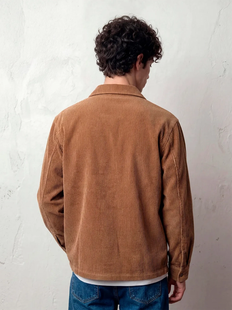 SOBRECAMISA HOMBRE INDEX COTELÉ MANGA LARGA - 2