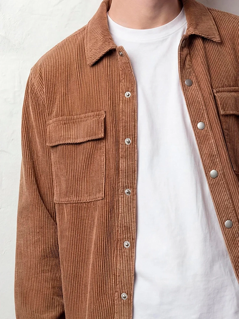 SOBRECAMISA HOMBRE INDEX COTELÉ MANGA LARGA - 4