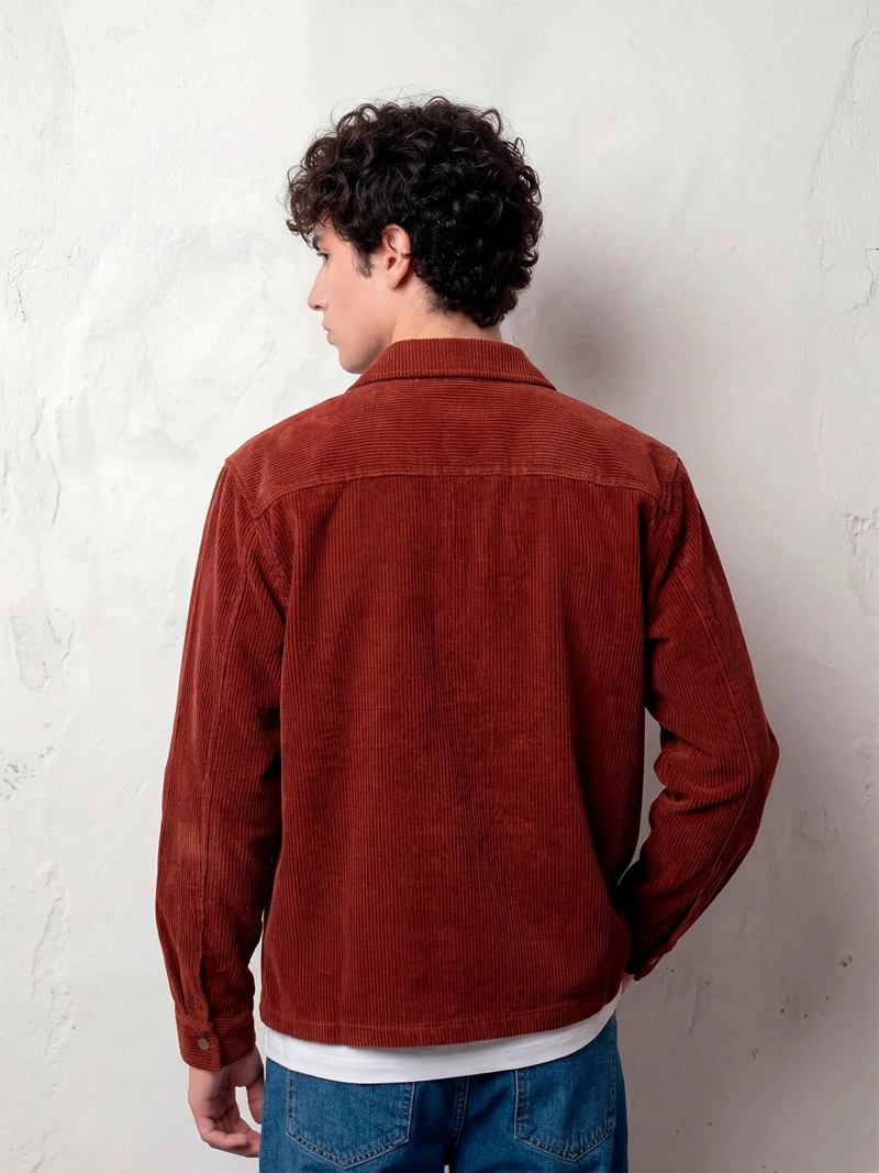 SOBRECAMISA HOMBRE INDEX COTELÉ MANGA LARGA - 2