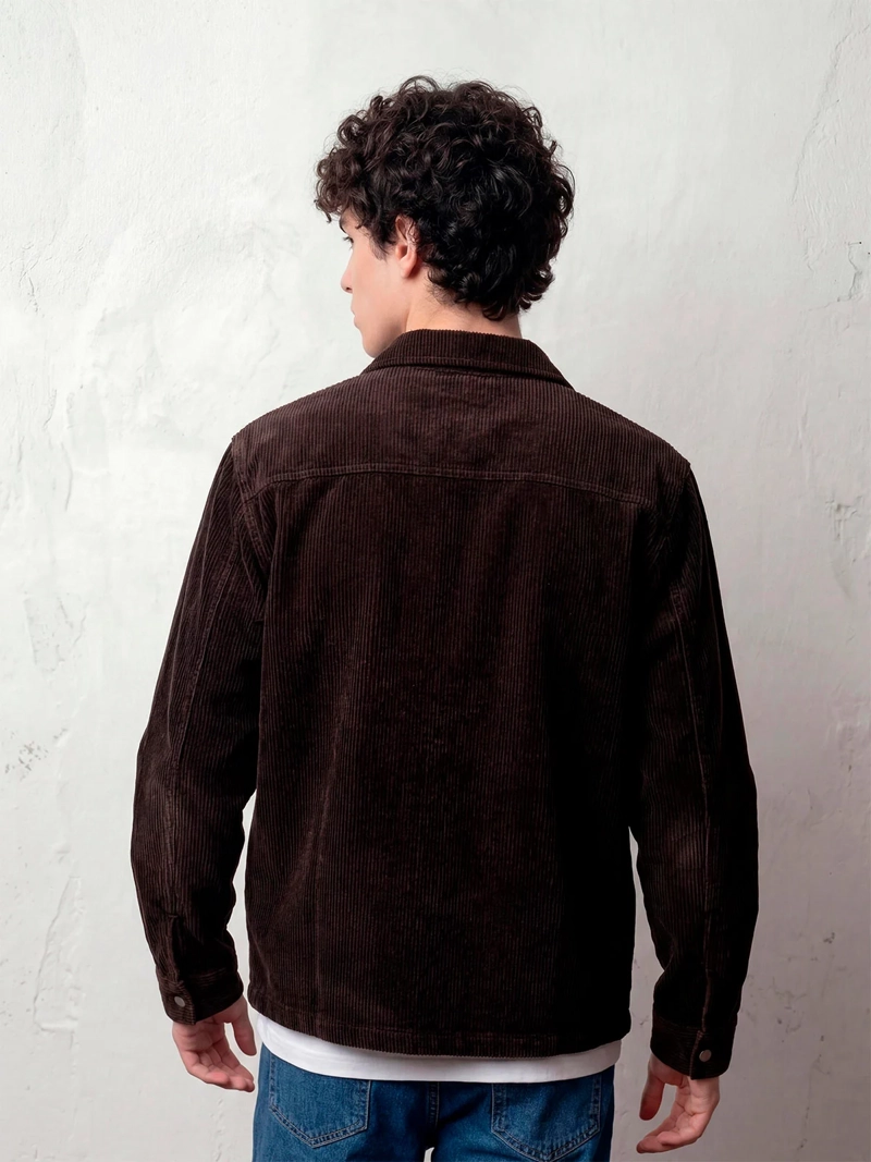 SOBRECAMISA HOMBRE INDEX COTELÉ MANGA LARGA - 2