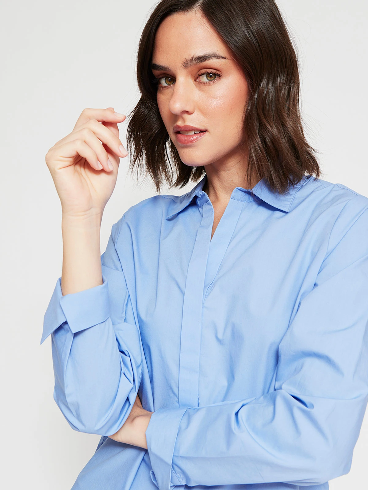BLUSA MUJER REGATTA ALGODÓN MANGA LARGA CAMISERA - 3
