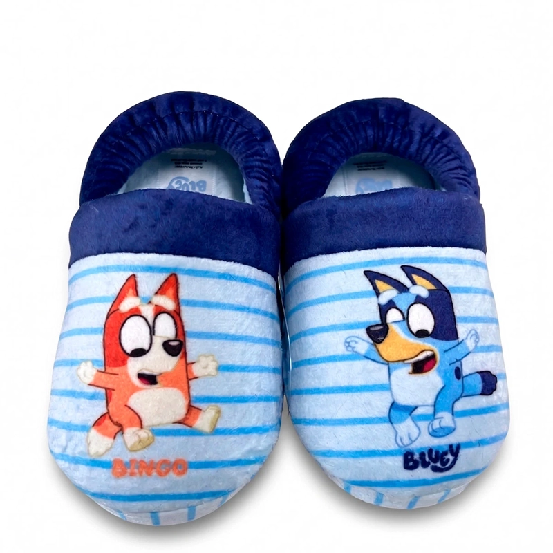 PANTUFLAS NIÑO BLUEY CELESTE - 1