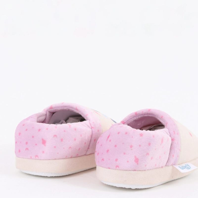 PANTUFLAS NIÑA BLUEY ROSADO - 4