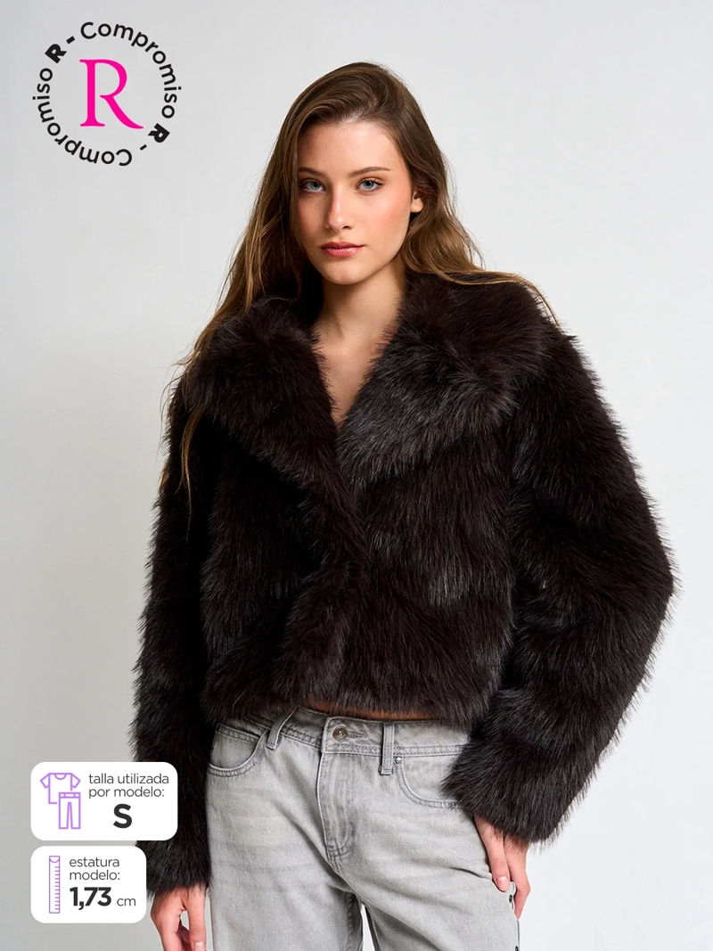 CHAQUETA MUJER INDEX CORTA PELOS - 3