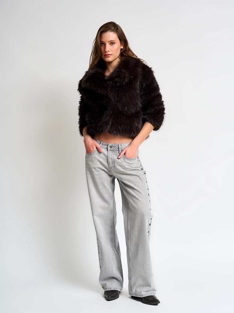 CHAQUETA MUJER INDEX CORTA PELOS - 6