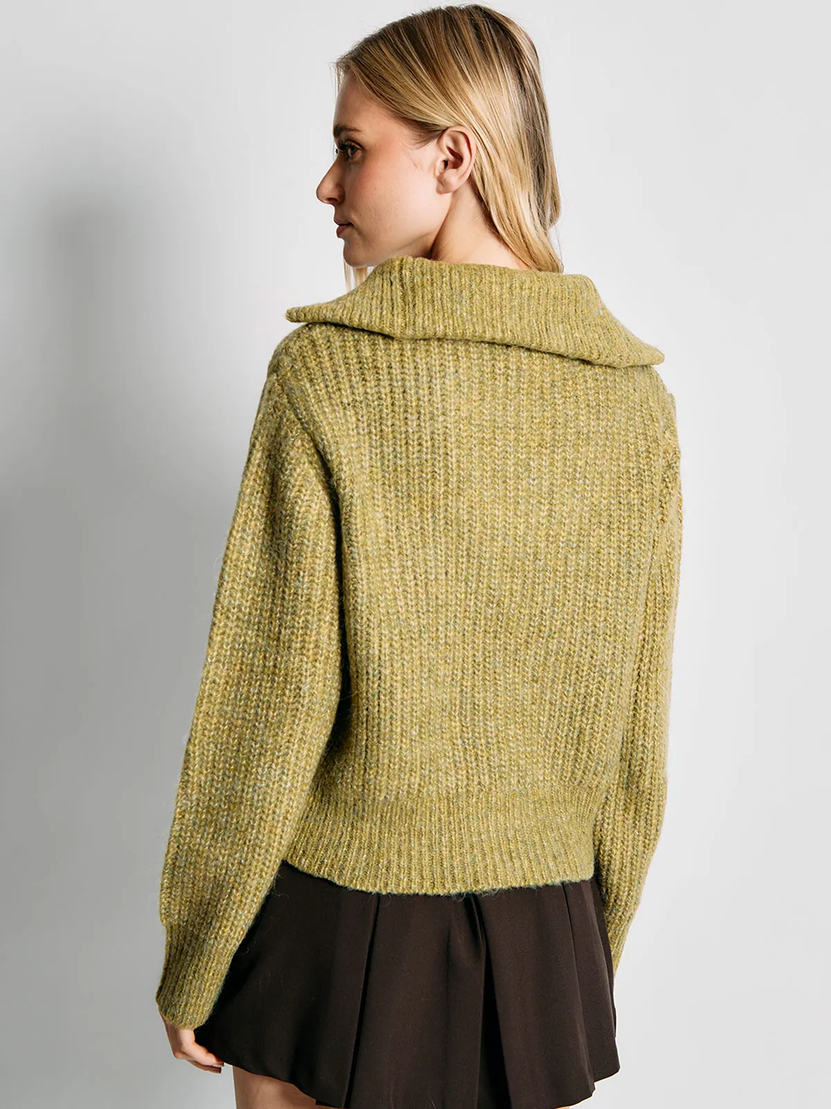 SWEATER MUJER INDEX CUELLO ALTO MANGA LARGA - 3