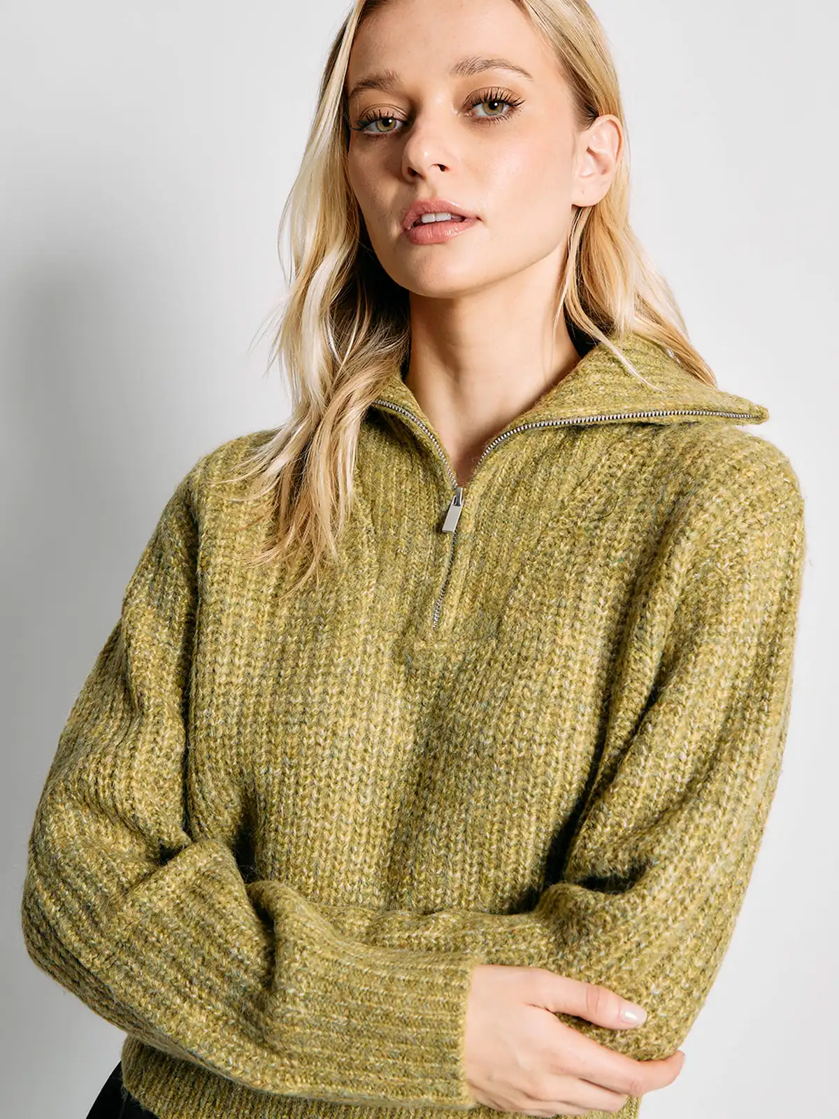 SWEATER MUJER INDEX CUELLO ALTO MANGA LARGA - 4